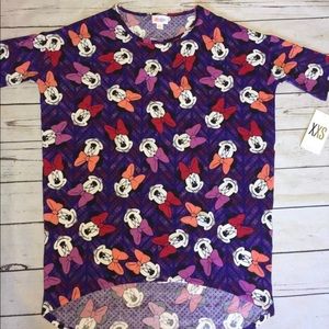 Purple Minnie Mouse Irma XXS from LuLaRoe